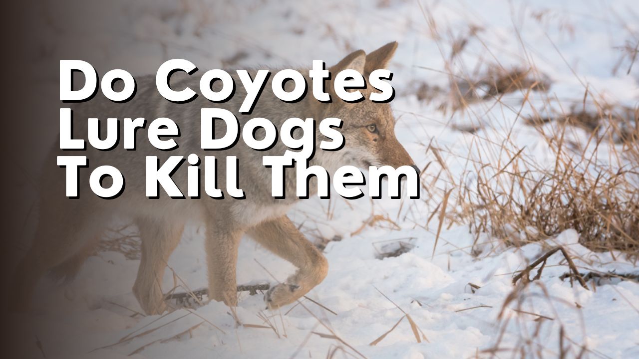 Do Coyotes Lure Dogs To Kill Them