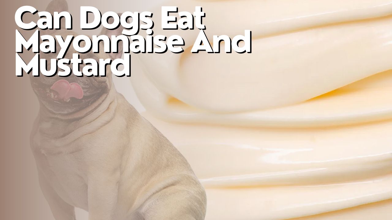 Can Dogs Eat Mayonnaise And Mustard