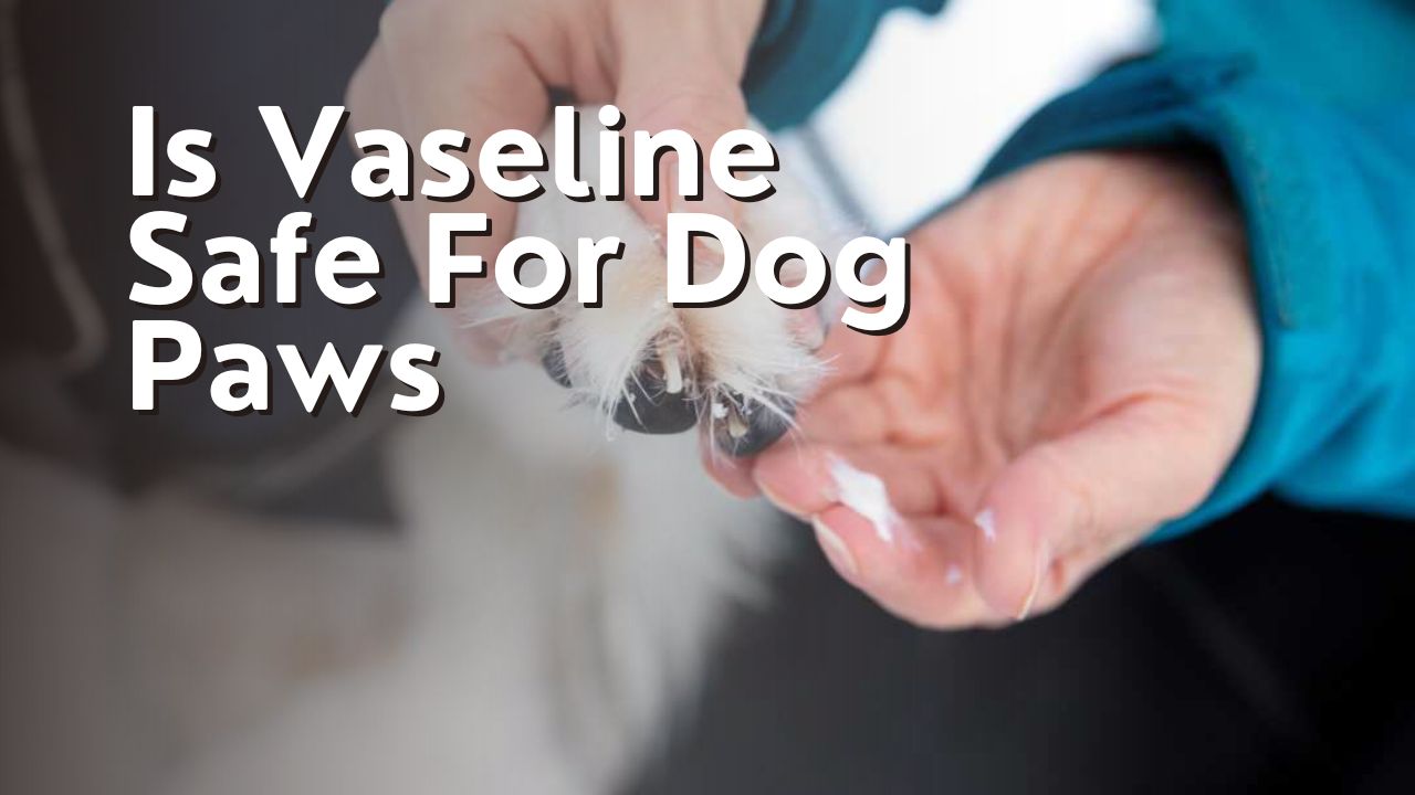 Is Vaseline Safe For Dog Paws