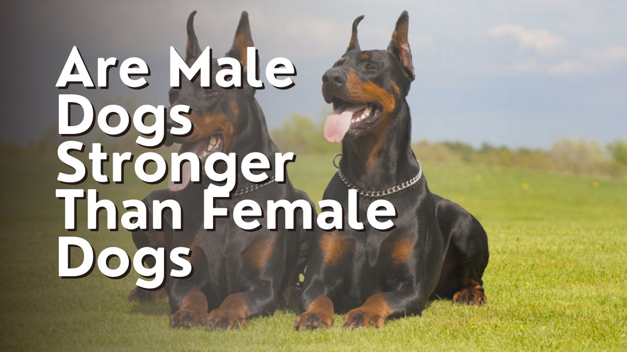 Are Male Dogs Stronger Than Female Dogs